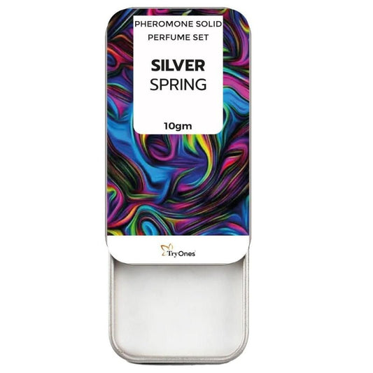 Pheromone Solid Perfume Set Silver Spring 20 gm Pack of 2 - Fleur O'essence
